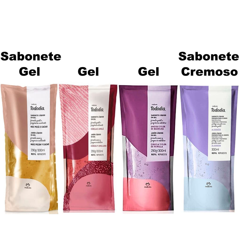 Sabonete Líquido Corporal Natura Tododia - SABONETE EM GEL OU SABONETE CREMOSO - Variados