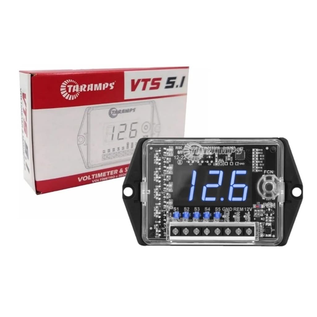 Voltímetro e Sequenciador Taramps Automotivo VTS 5.1