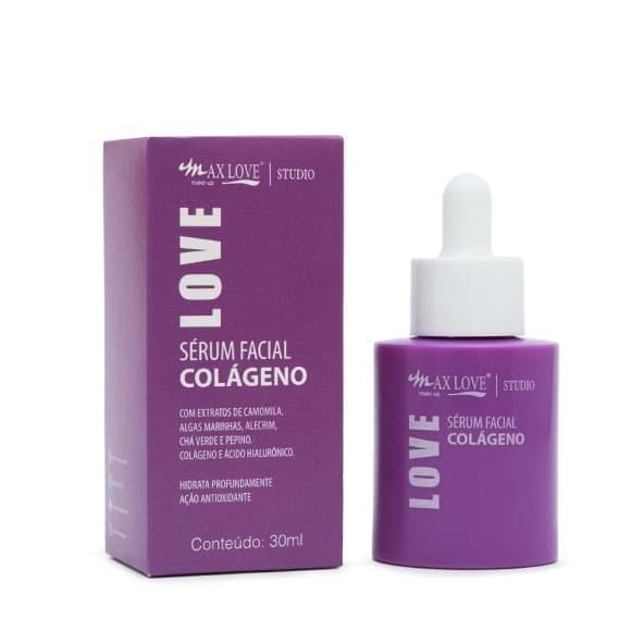 Sérum Max Love Colágeno 30ml Anti Idade Hidratante