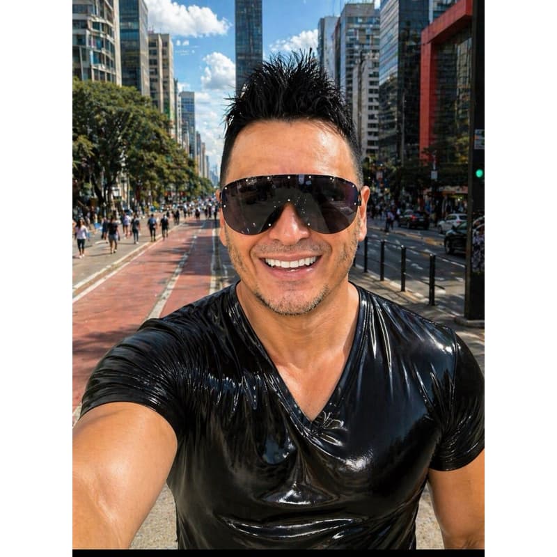 camisa camiseta brilhosa Cirre elastano estilosa blogueiro casual treino