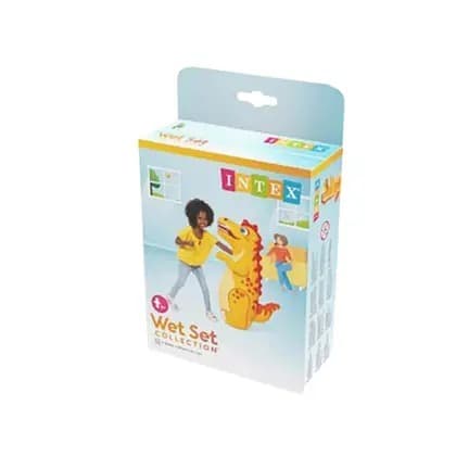 Boneco Inflável Teimoso João Bobo 3D Dinossauro - Intex Original