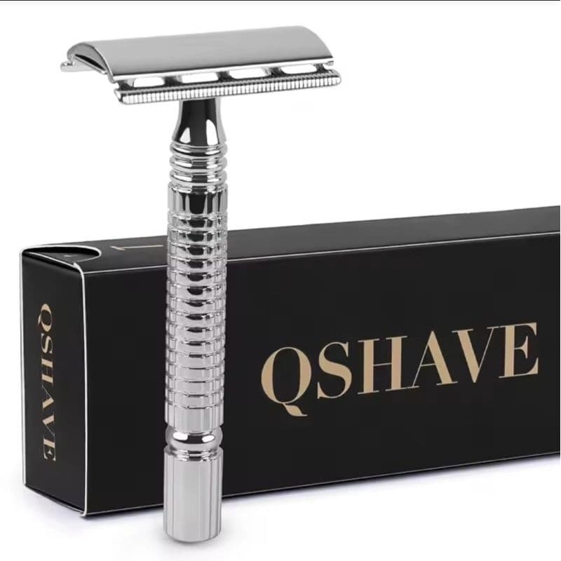 Barbeador Safety Razor Qshave tradicional