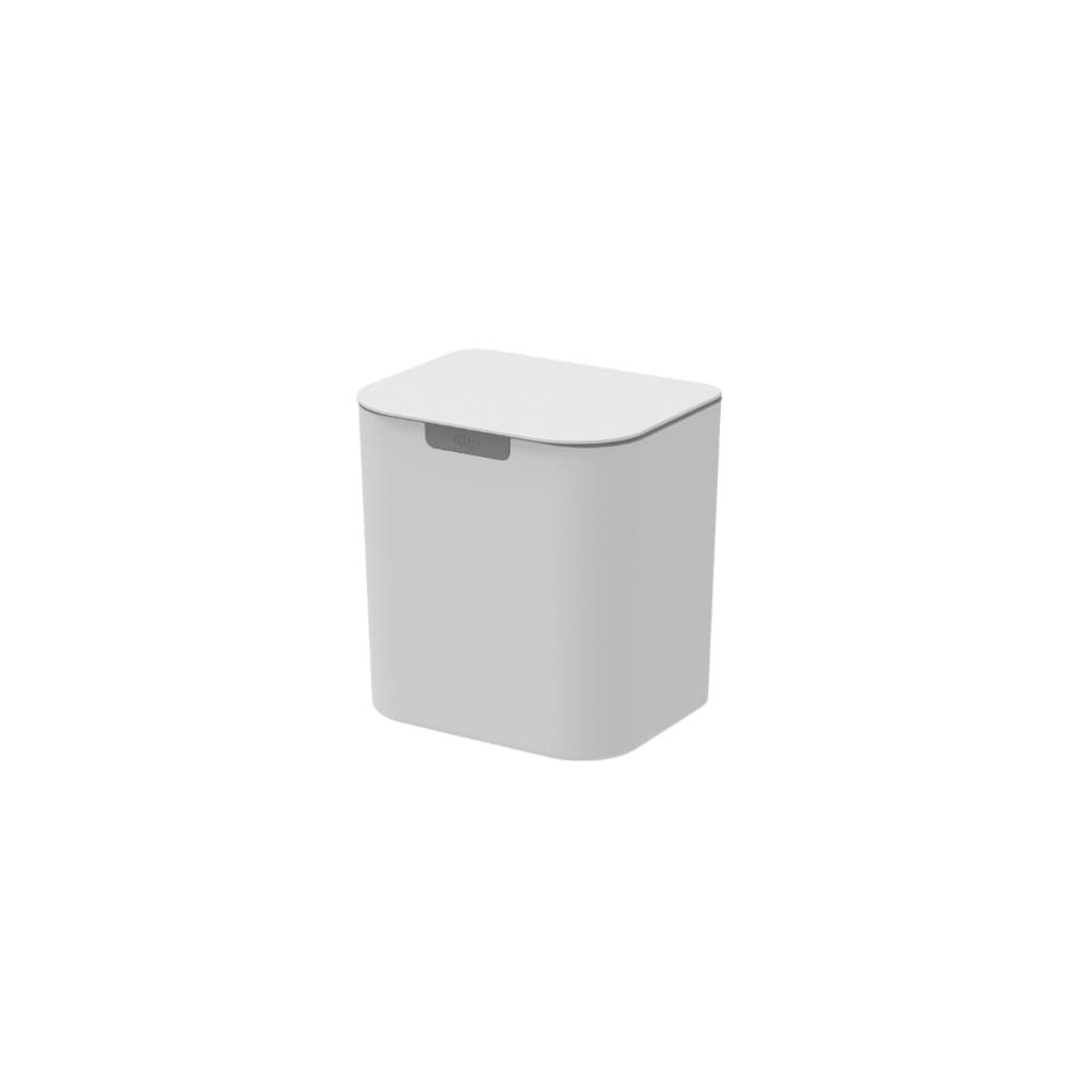 Lixeira de Cozinha Bancada Parede ou Armario com Aro Para Saco De Lixo  5 Litros Linha Liv- OU LX 600
