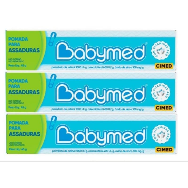 Babymed Creme para Assadura Bebê  Previne e Trata | Original | Drogaria Solfar