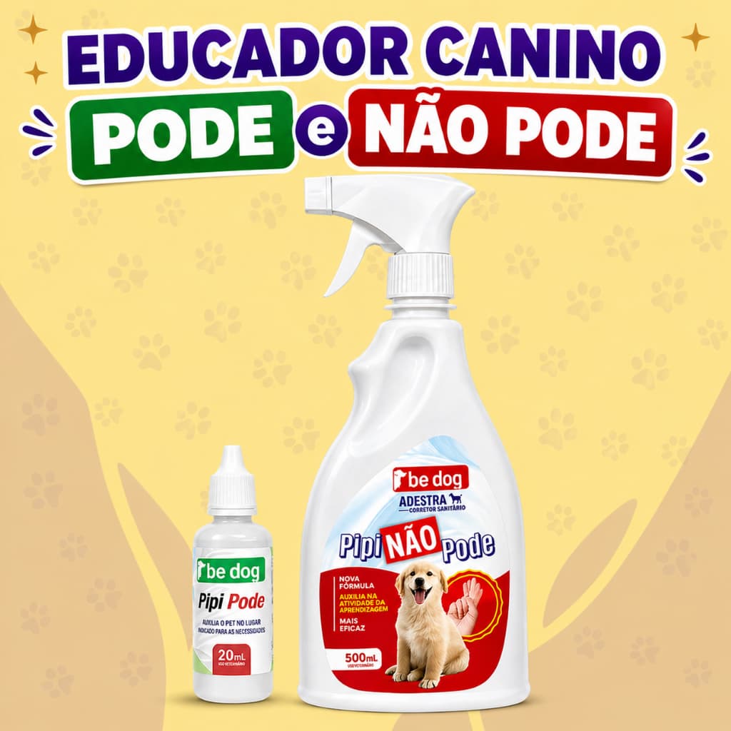 Kit Xixi Pode Xixi Não Pode Educador Cães Gatos Pet Xixi Pode Não Pode Atrativo Adestrador Sanitário