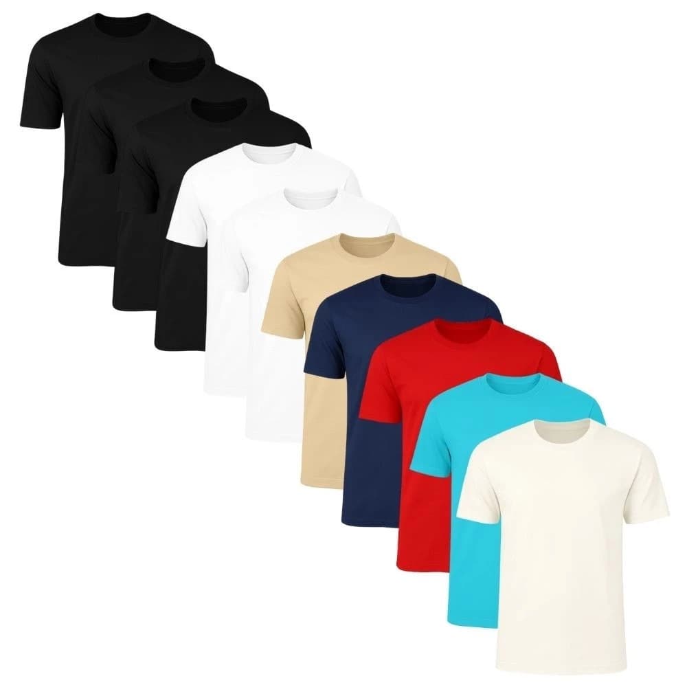 kit10 camisetas lisa para atacado basica pra revenda uso dia dia