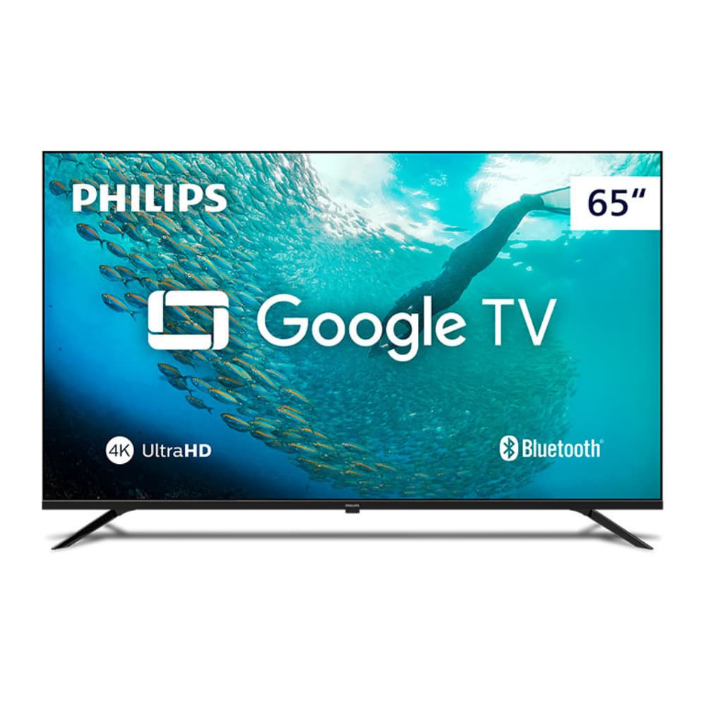 SmarTv LED Philips 65PUG7019 65 Polegadas 4k Google Tv Wi-fi Bluetooth