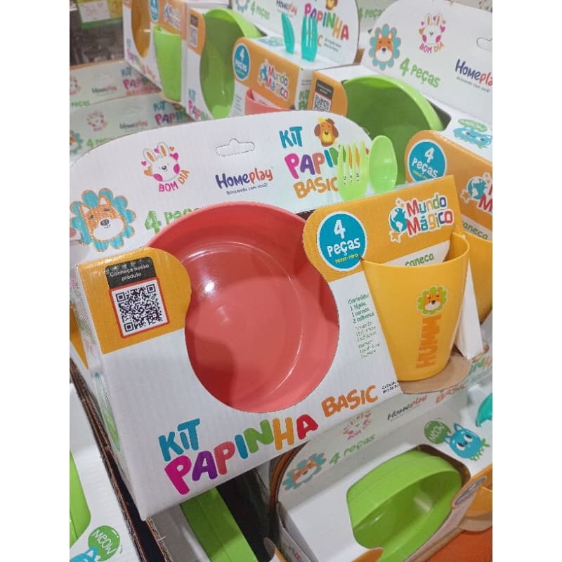 Kit papinha 04 peças sortido
