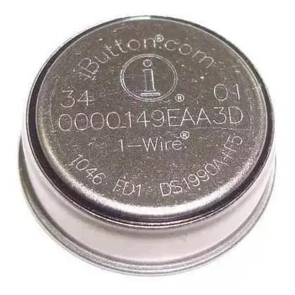 KIT 10 I-button Ds1990a-f5 *botão Para Bastão Vigia