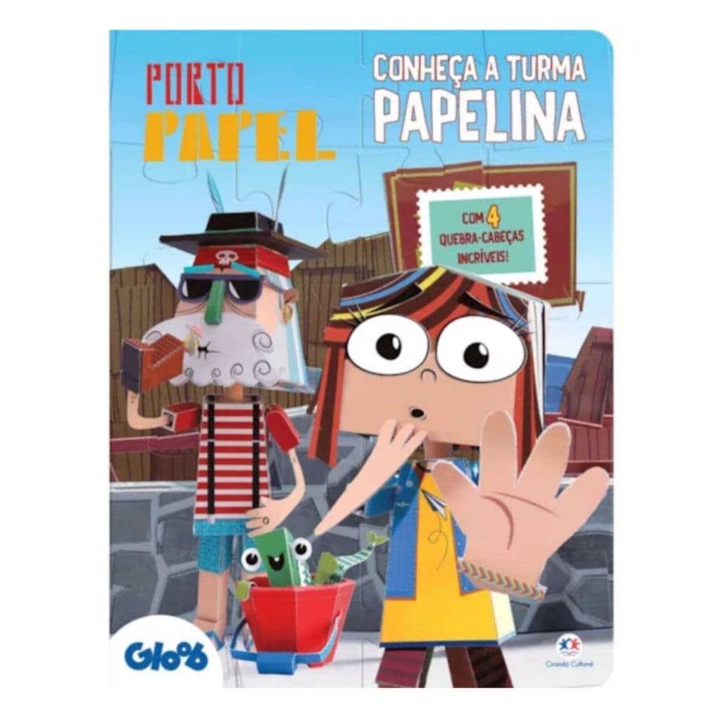 Livro Quebra-cabeça Porto Papel - Conheça a turma Papelina