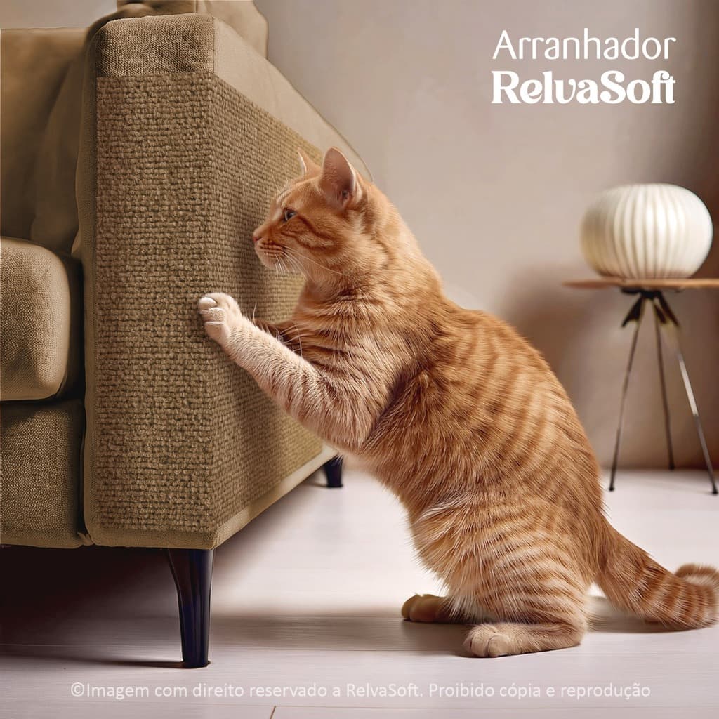 Arranhador Adesivo Premium Para Gatos- Sofá Cama Box 30x50cm