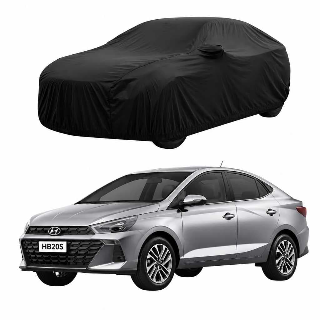 Capa Cobrir Carro Couro 100% Forrada Impermeável Hb20s