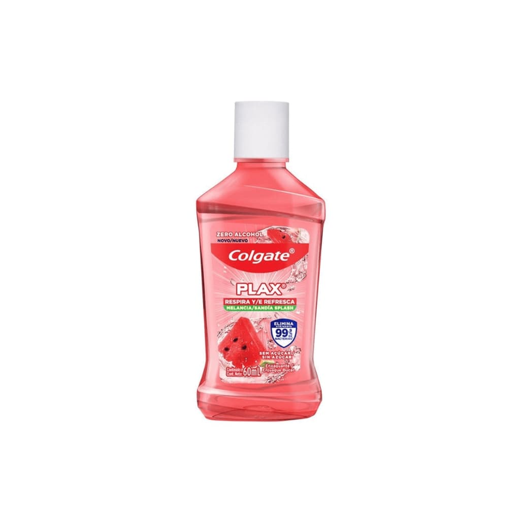 Enxaguante Bucal Colgate Plax Sem Álcool Melancia 60ml