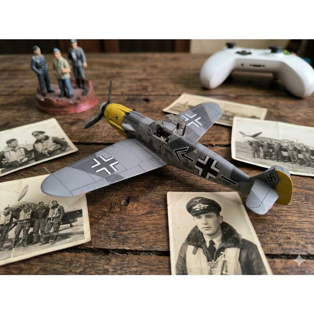 Miniatura Avião Caça Bf-109 (1/48) - Montar E Se Divertir