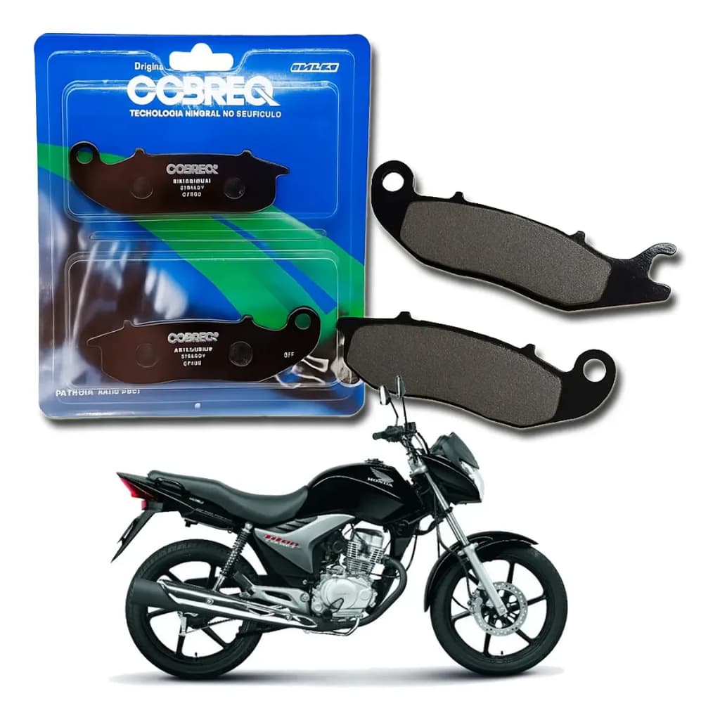 Pastilha Freio Dianteiro Honda CG Titan Fan Cargo 125 150  OriginalCobreq