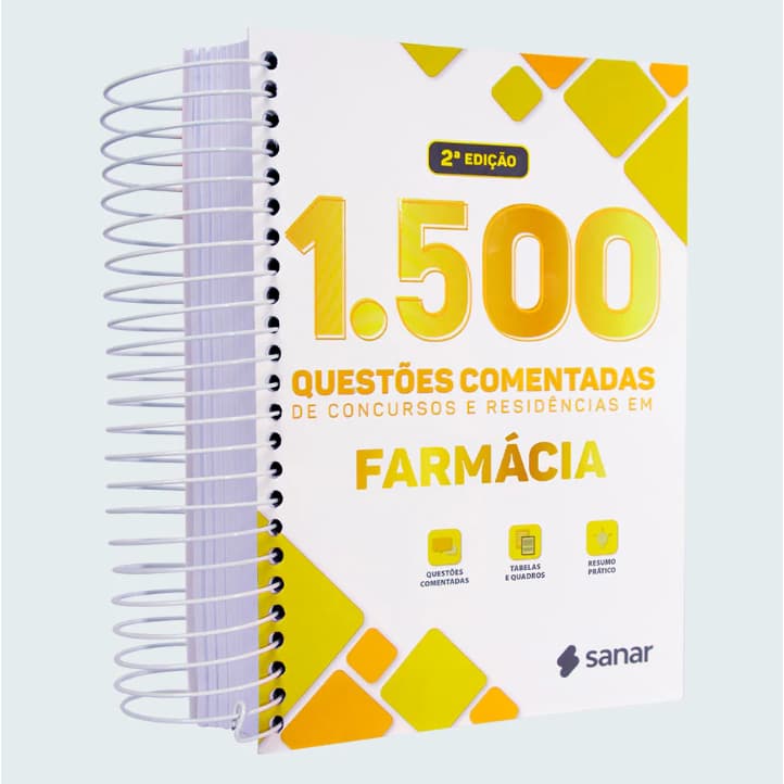 LANÇAMENTO: 1.500 Questões Comentadas de Concursos e Residências em Farmácia - 2ª Edição