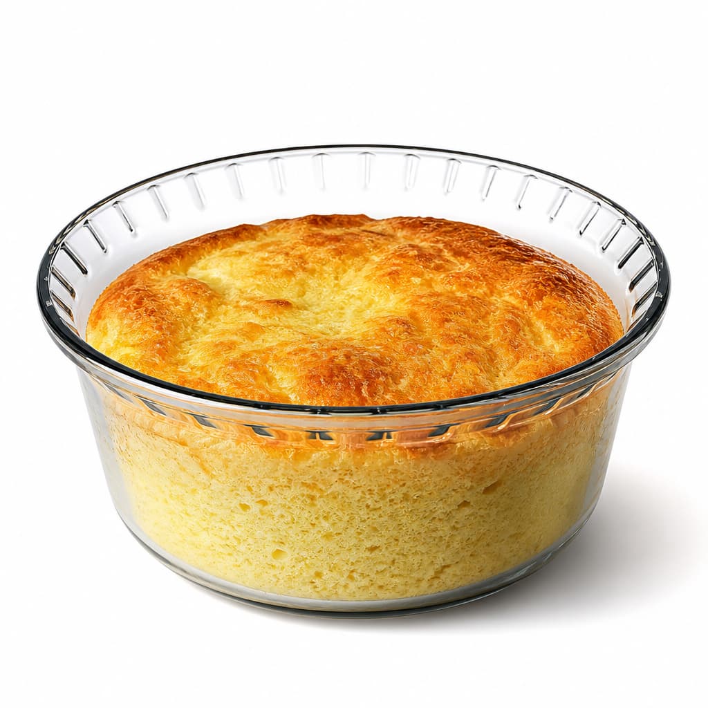 Forma Assadeira para Suflê Marinex 1,4L | Vidro Refratário Original Grosso Forno Sobremesas Receitas Almoço Família