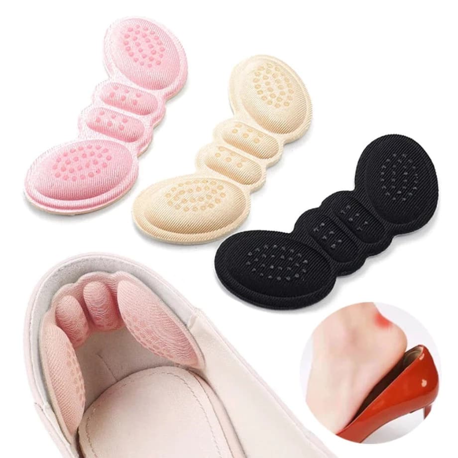 Kit Protetor de Calcanhar para Pés Disponível em 1/2/4/8 Pares Suporte e Proteção para Calcanhares