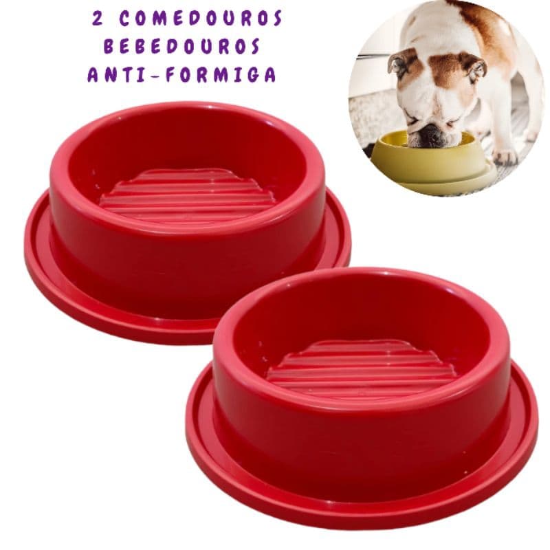 Comedouro Bebedouro para Pets – Gatos e Cães Comedouro Duplo Anti-Formiga