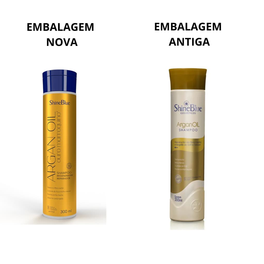 Shampoo Shine Blue Argan Oil 300ml
