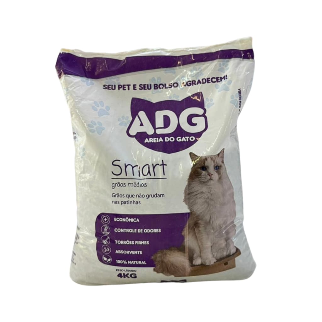 ADG (Areia do Gato) Smart - Grãos Médios 4 a 8Kg