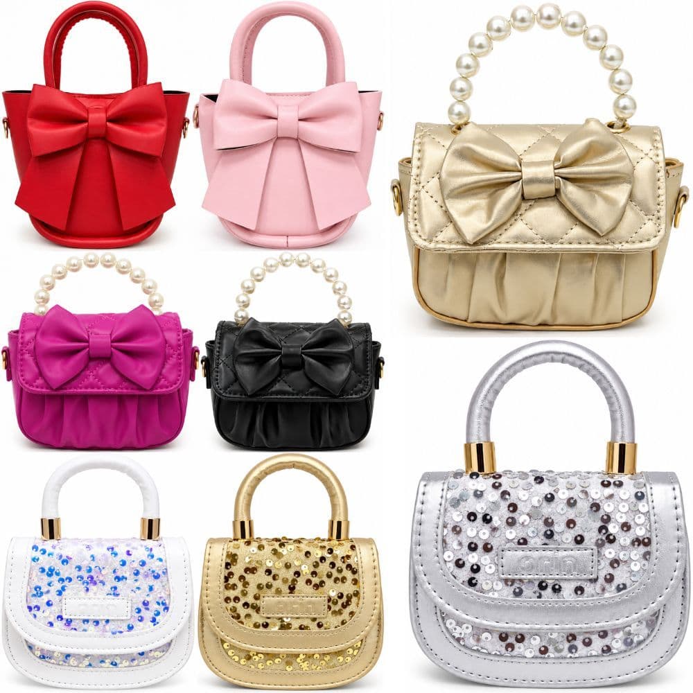 Mini Bolsa Infantil de Festa Bolsinha Feminina Casamento Correntinha Ombro Transversal