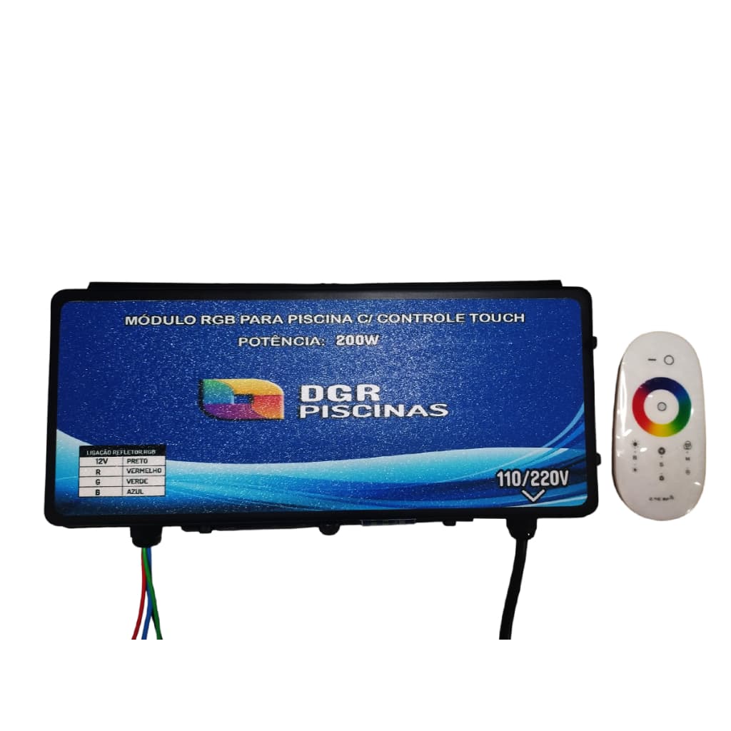 Módulo RGB para Piscina com Controle Touch – Praticidade e Controle Total