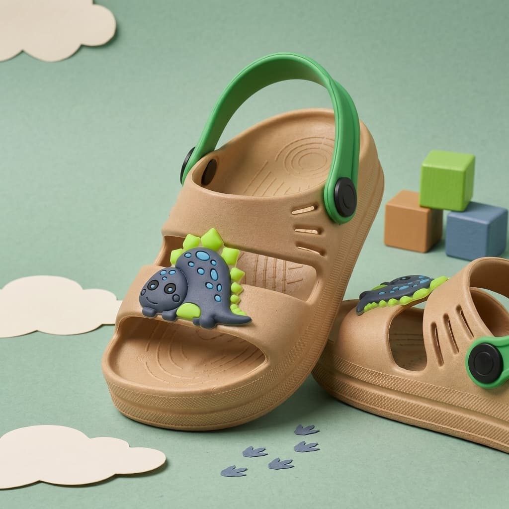 Sandália Infantil Menino Papete Masculina Fleca Antiderrapante e Confortável
