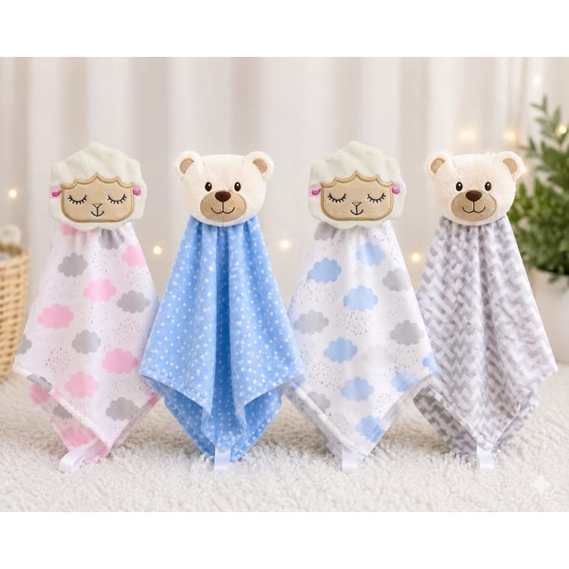 Naninha De Bicinho Com Prendedor de Chupeta Para Bebê ESTAMPAS SORTIDAS