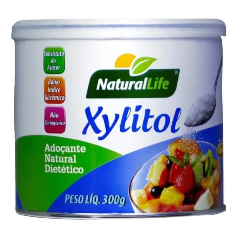 Xylitol 300g Adoçante Dietético Natural Life