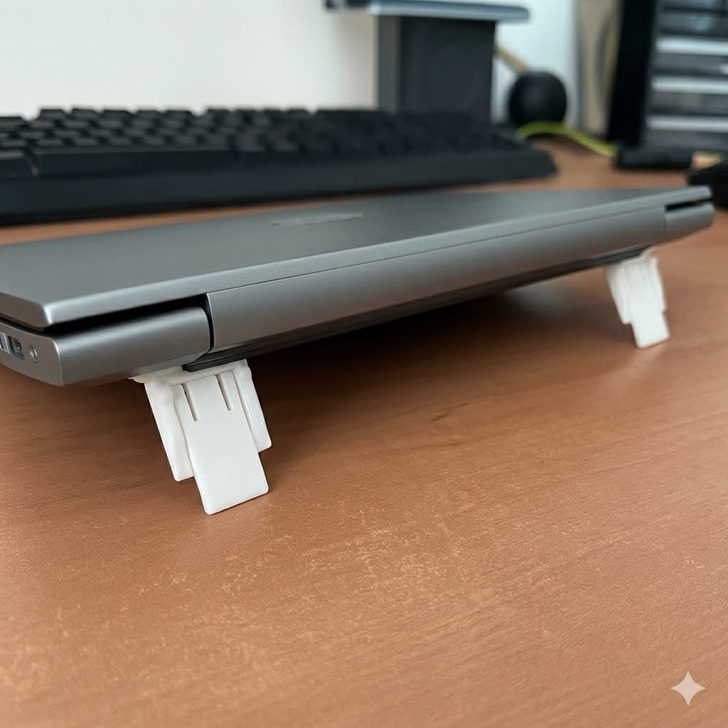 Suporte Notebook Dobravel Tablet Laptop Mesa Portatil Ajustavel Elevador de Teclas Ergonomico