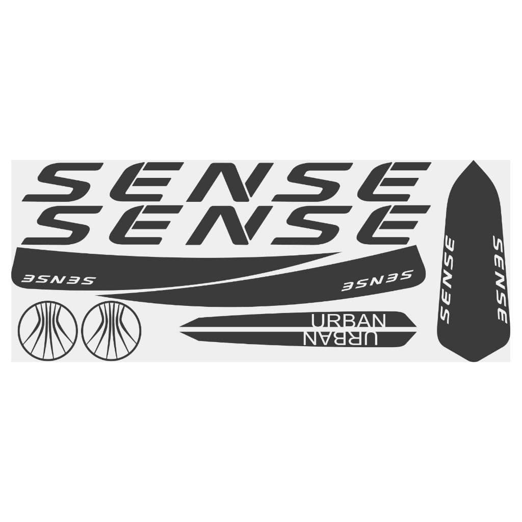 Kit 9 Adesivos Plotter de Quadro Compatível Bicicleta Sense Em Vinil Premium Várias Cores