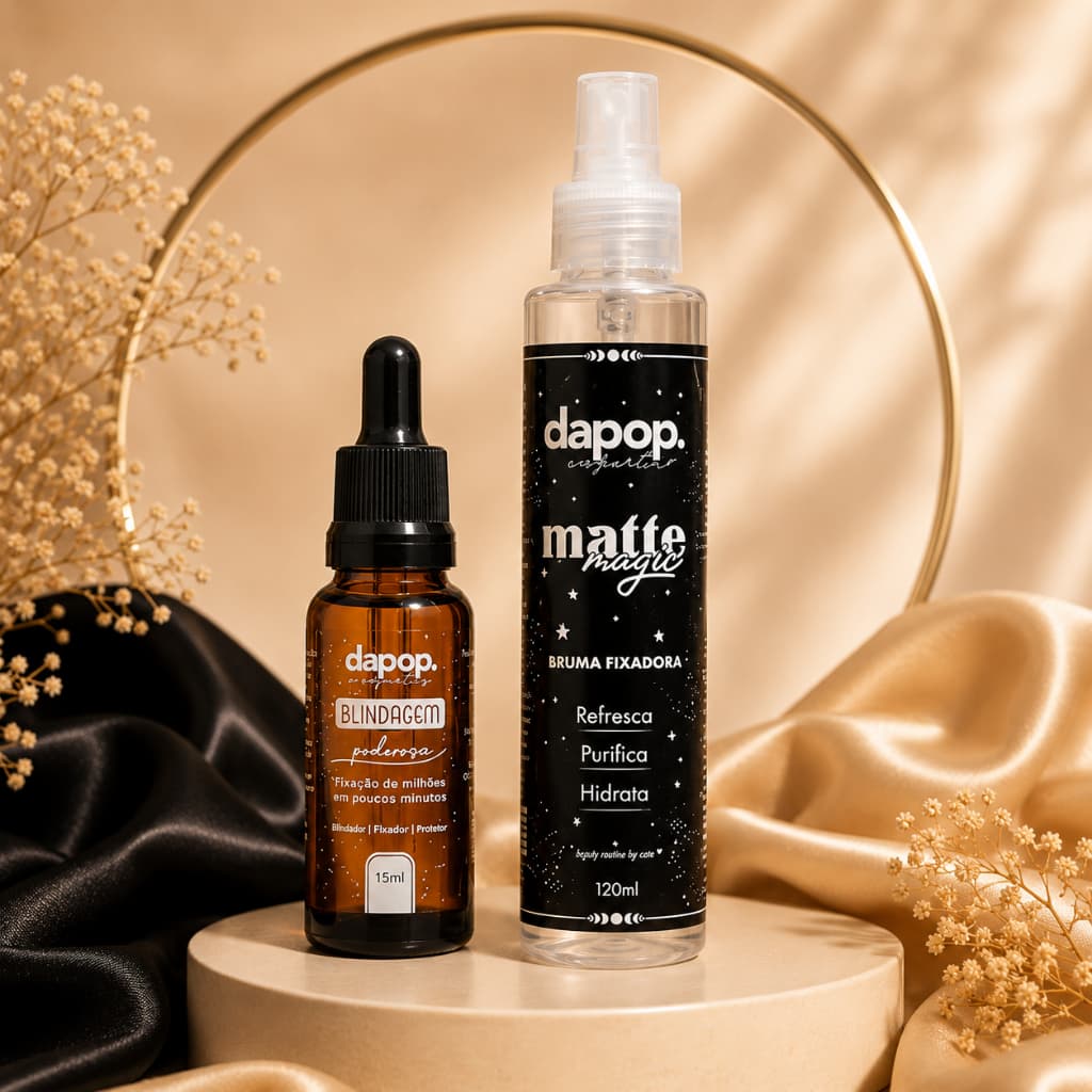 Kit Blindagem Poderosa + Bruma Fixadora Dapop | Longa Duração