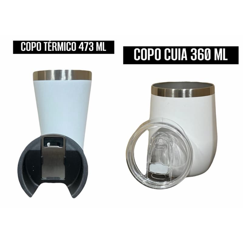 copo térmico branco 360 ml copo térmico 473 ml copo com tampa e abridor copo inox para cerveja bebida gelada e quente