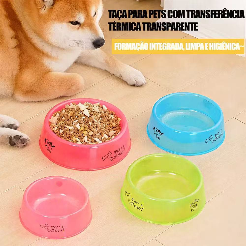 Comedouro e Bebedouro Pet para Filhotes Pequenos de Gato e Cachorro: Tamanho Ajustado e Anti-Vazamento