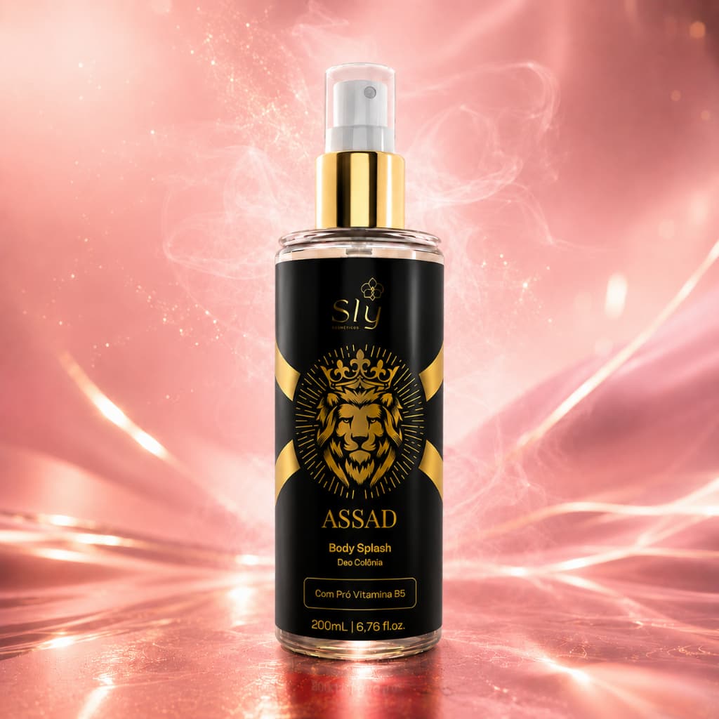 Body Splash Masculino Assad 200ml | Perfume Masculino Cheiro Marcante, Fragrância Elegante e Longa Duração | Pure Nature