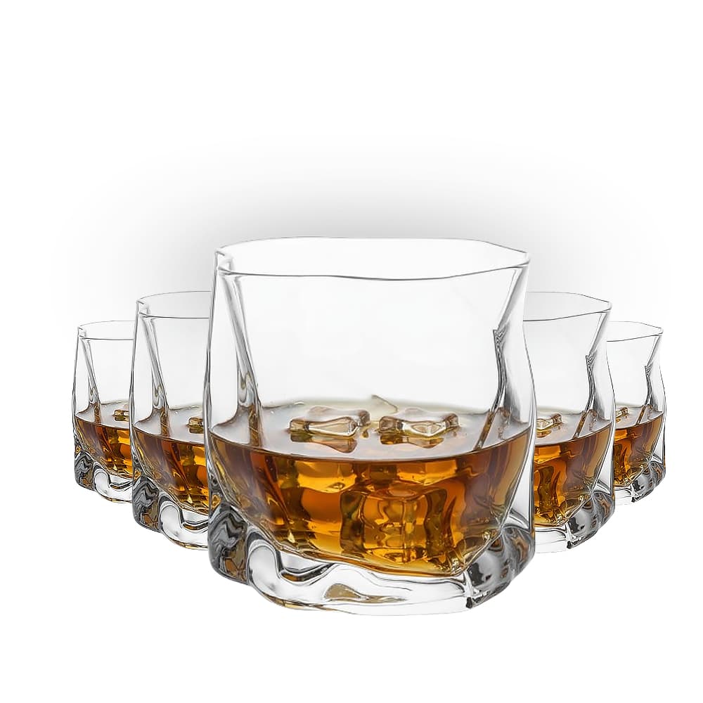 Copo de Vidro Copo Whisky Ice 300ml, Jogo de Copos Whisky Ice 6pcs – Ruvolo
