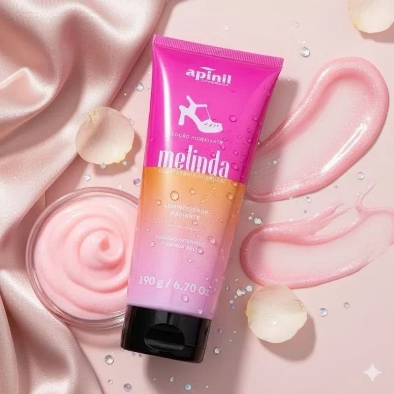 Melinda Loção Hidratante 190 gr I Desodorante Corporal | Hidratação Prolongada | Toque Suave