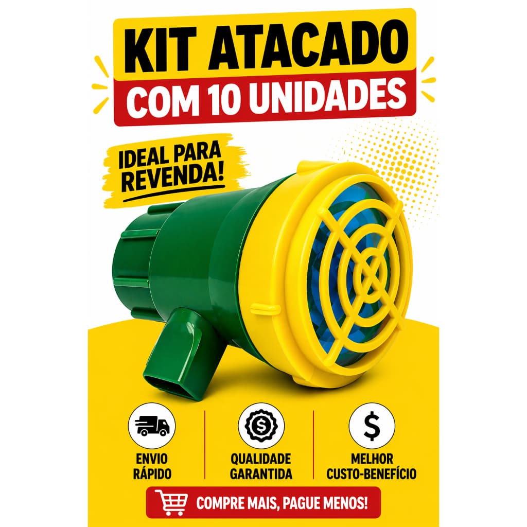 kit Apito Buzina Corneta Pequena de bolso Brasil para Jogos Copa e Torcida Eventos e Festas