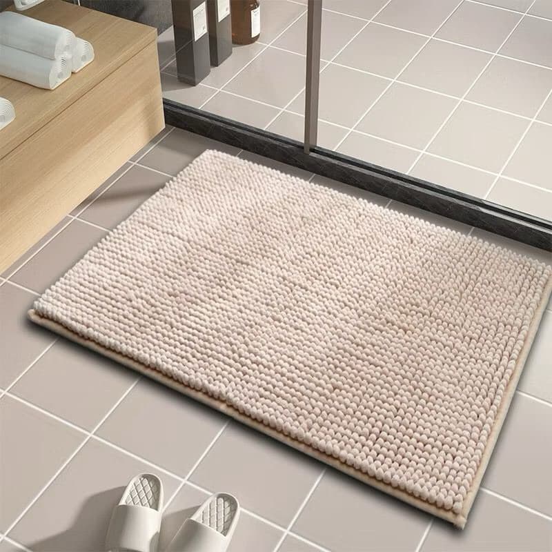 Tapete  para banheiro bolinha Macarrão Microfibra