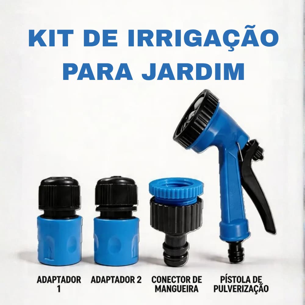 Kit Mangueira Engate Rápido 1/2 polegada Rayco | Irrigação de Jardim