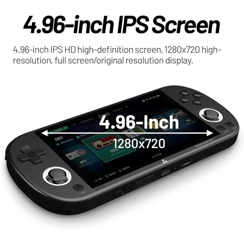 Trimui Smart Pro 128GB Kingston ORIGINAL - Console Portatil 100% Atualizado 2026 - com 100gb de Jogos !