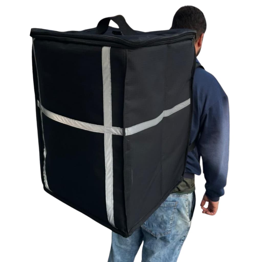 Bag Cargueiro Motoboy Mochila 170 Litros Expansor Resistente Entrega Premium Pró Grande Capacidade