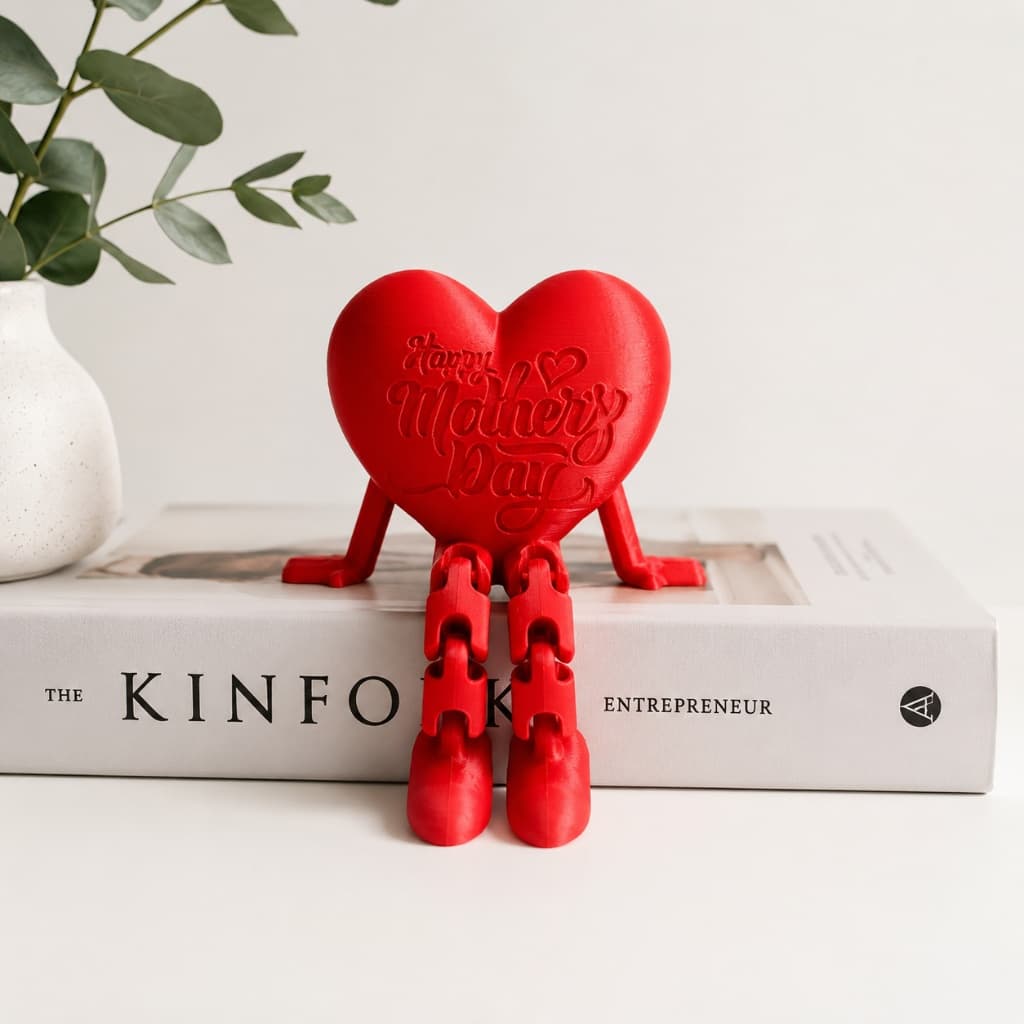 Coração Articulado Presente Criativo para Dia Dos Namorados Decoração Moderno