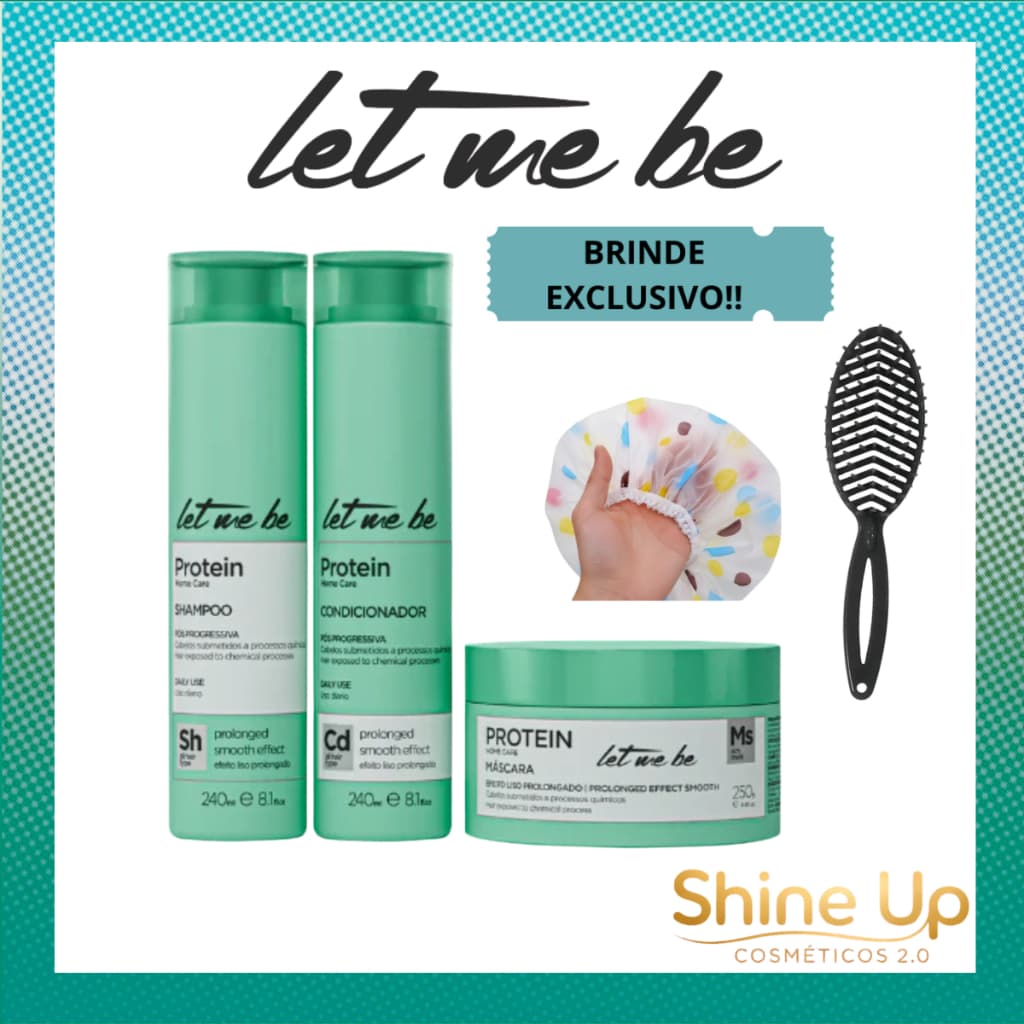Kit Pós Química Protein Capilar - Shampoo, Condicionador e Máscara 250g