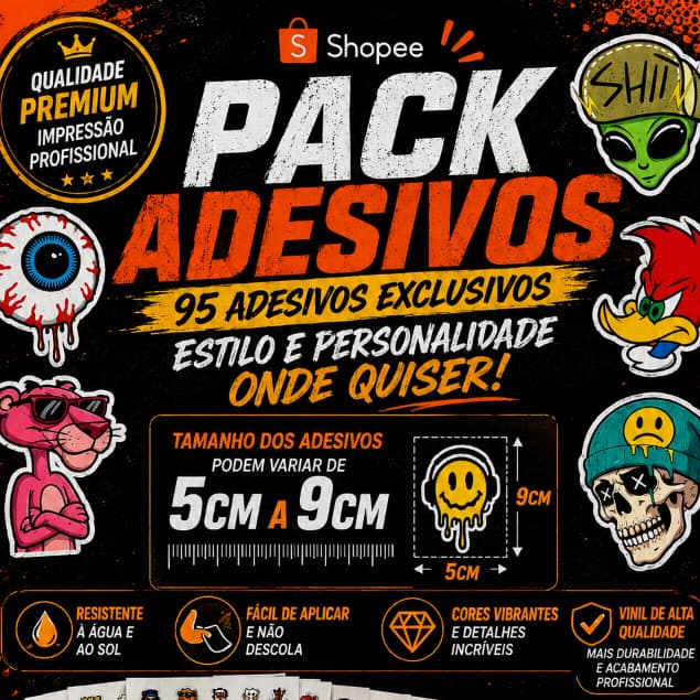 Adesivos Bike Capacete Carro Moto +90u  -  Adesivo Premium Alta qualidade Prova D'Água Sem Repetição