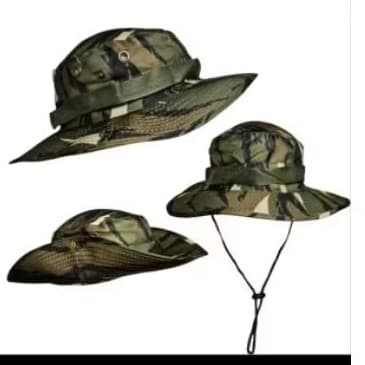 Chapéu Pescador australiano camuflado sem proteção de pescoço