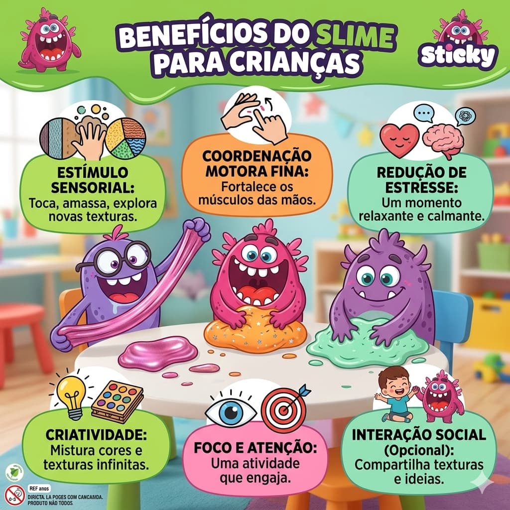 Slime Geleca Metallic Slime Geleca com Glitter