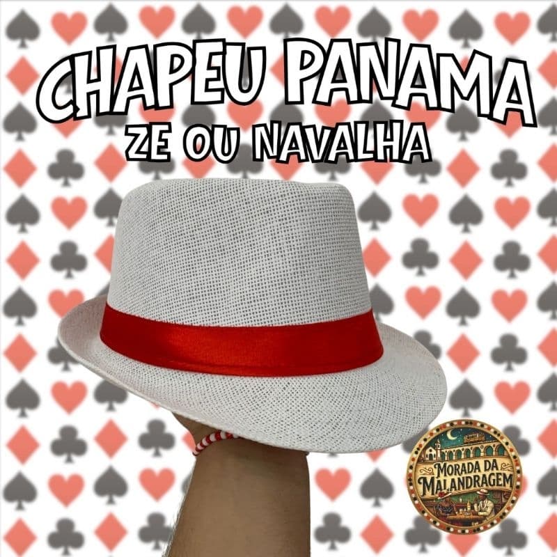 Chapéu Panamá Malandragem