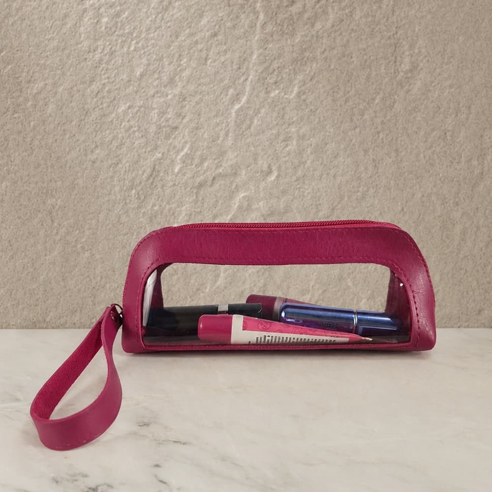 Necessaire Star Estojo Artesanal Transparente em Montana  Feminina e Masculina